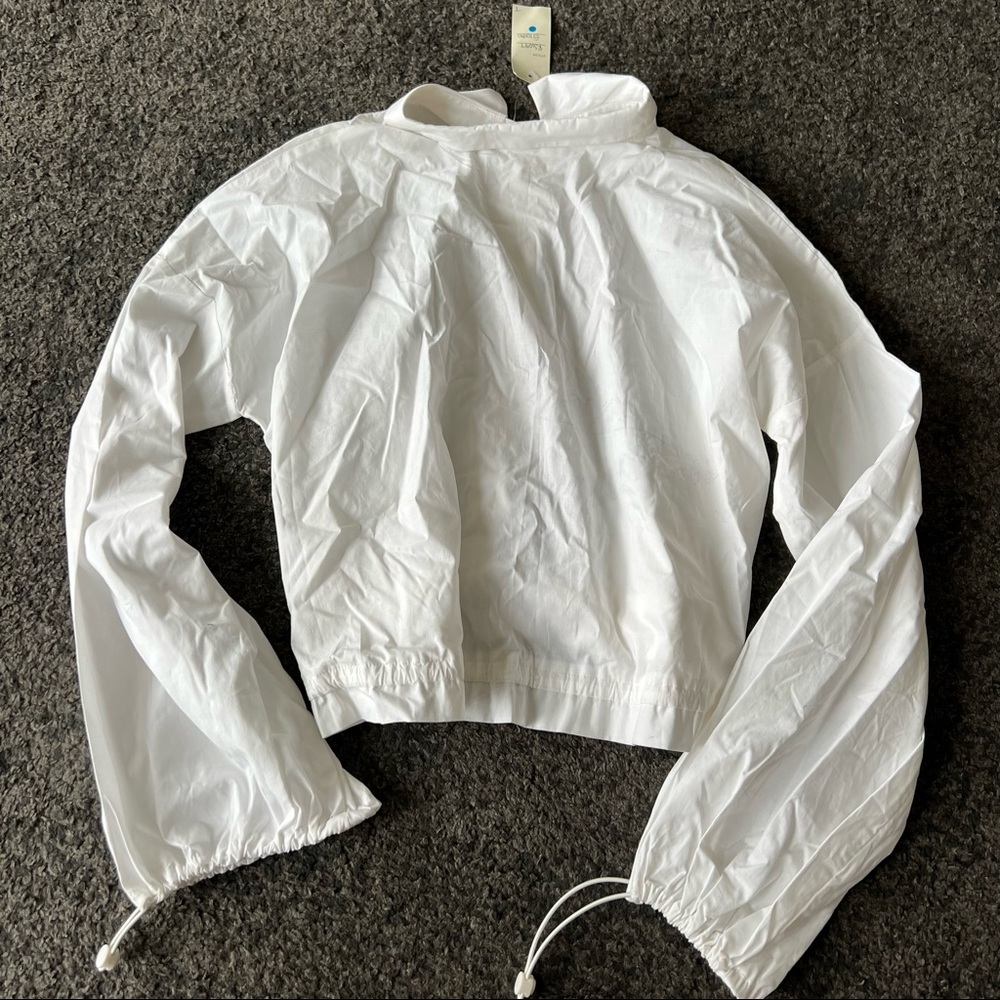 grey lab drawstring blouse - Picture 3 of 3